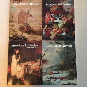 American Art Review Magazines Journals 4 Issues 1974-75